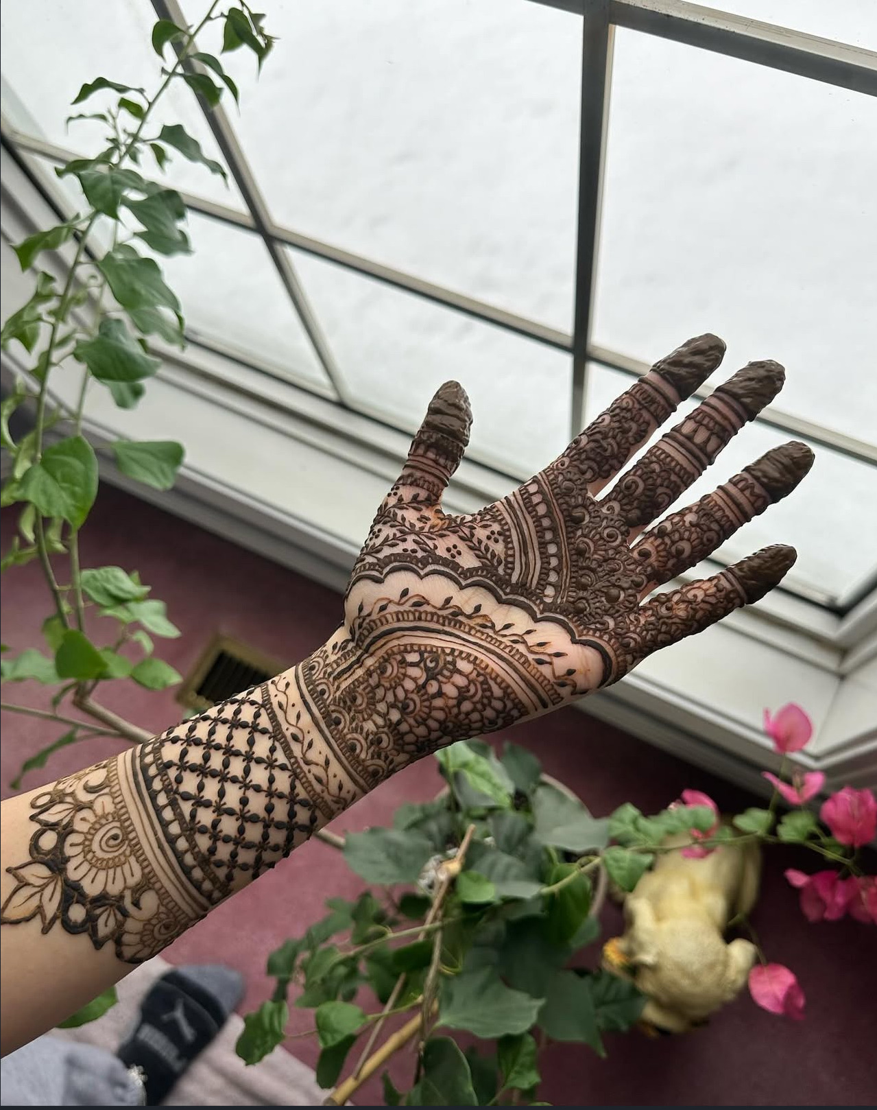 Full hand bridal mehndi design Edmonton wedding henna